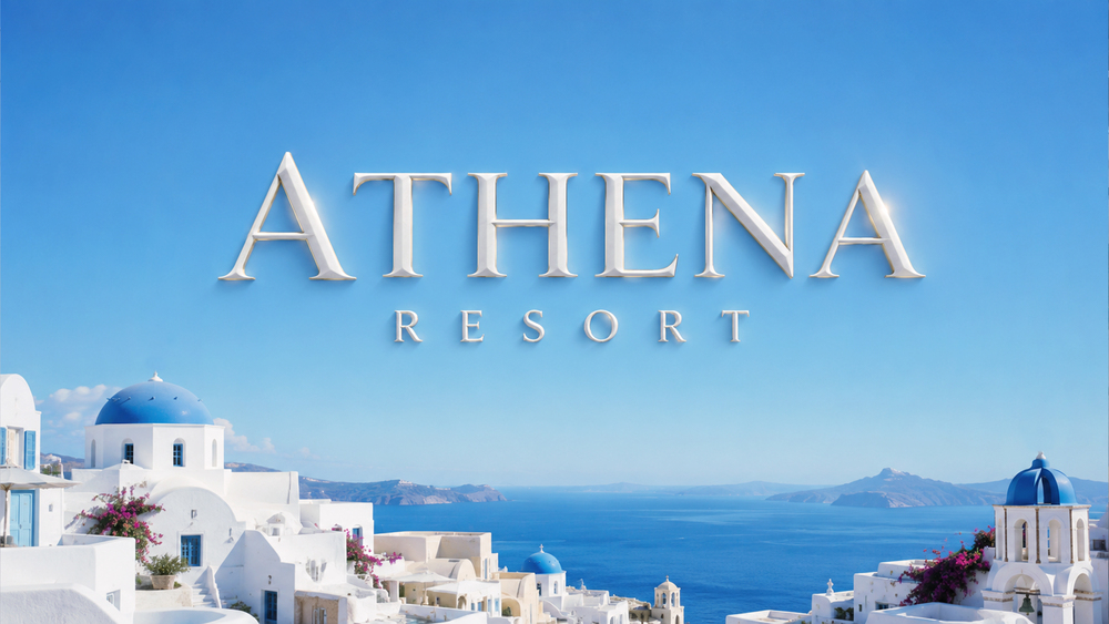 Athena Resort branding