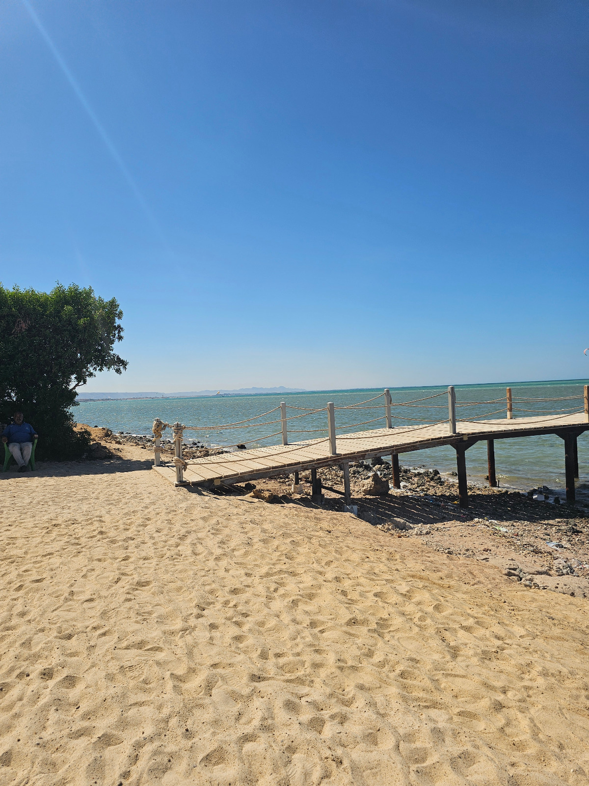 Royal Beach Resort private beach and jetty