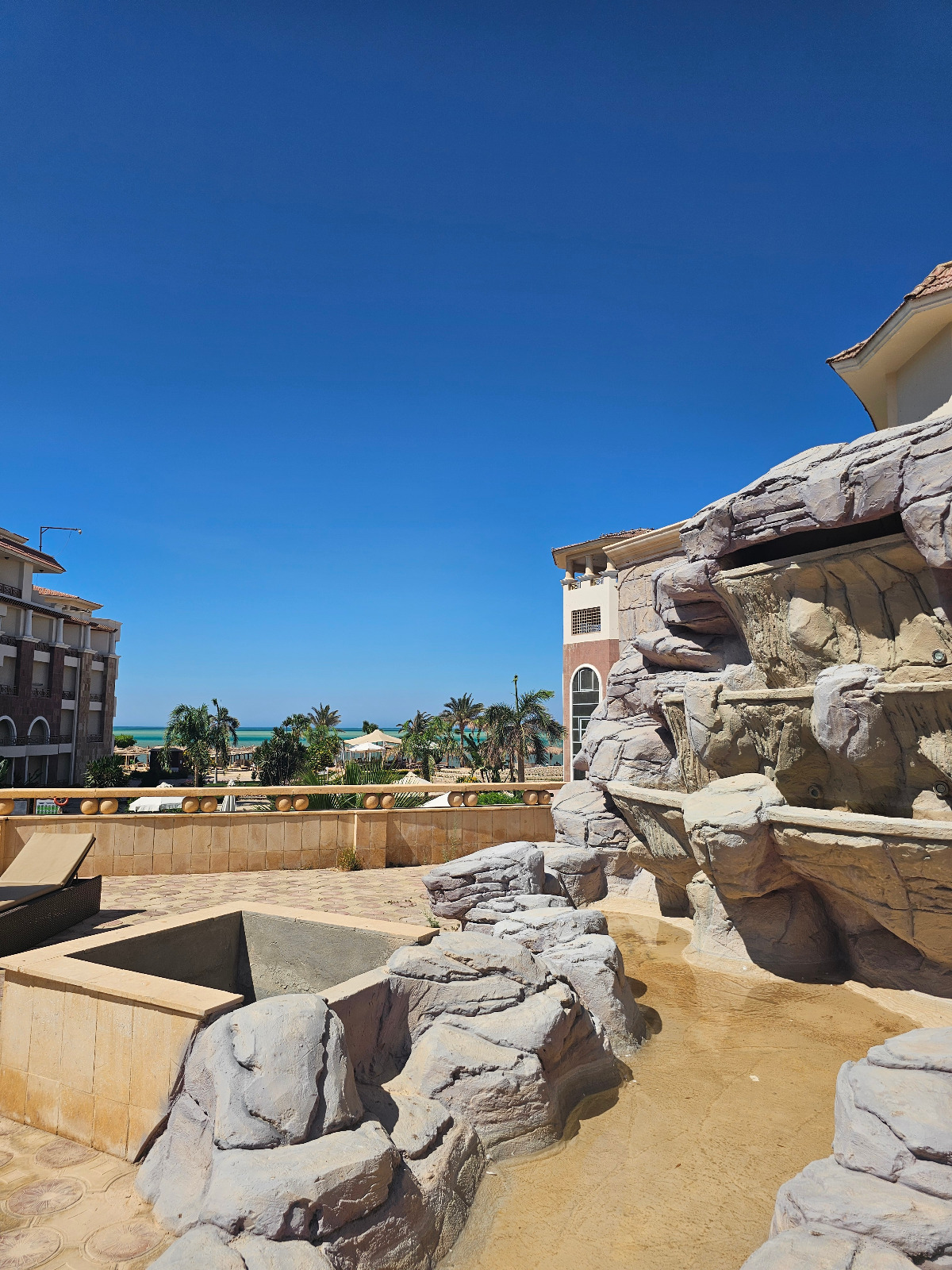 Resort grounds and sea view