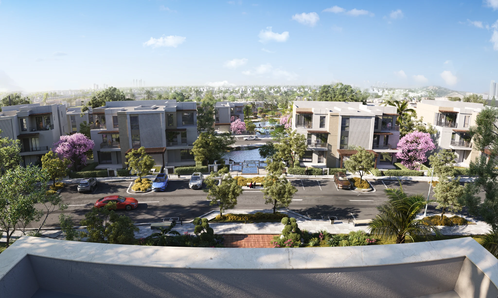 Private gardens and residential architecture